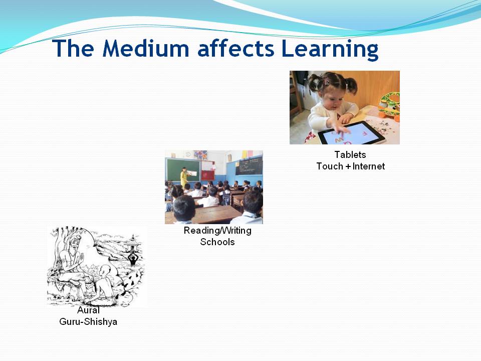 The Medium affects Learning